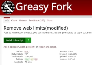 Greasy Fork油猴脚本网站